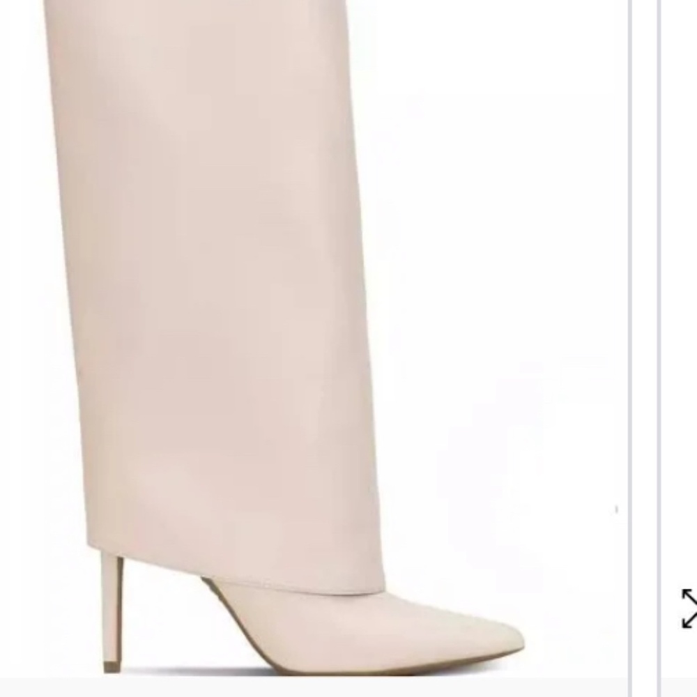INC Skylar Wide-Calf Fold Over Cuffed Knee High Boots